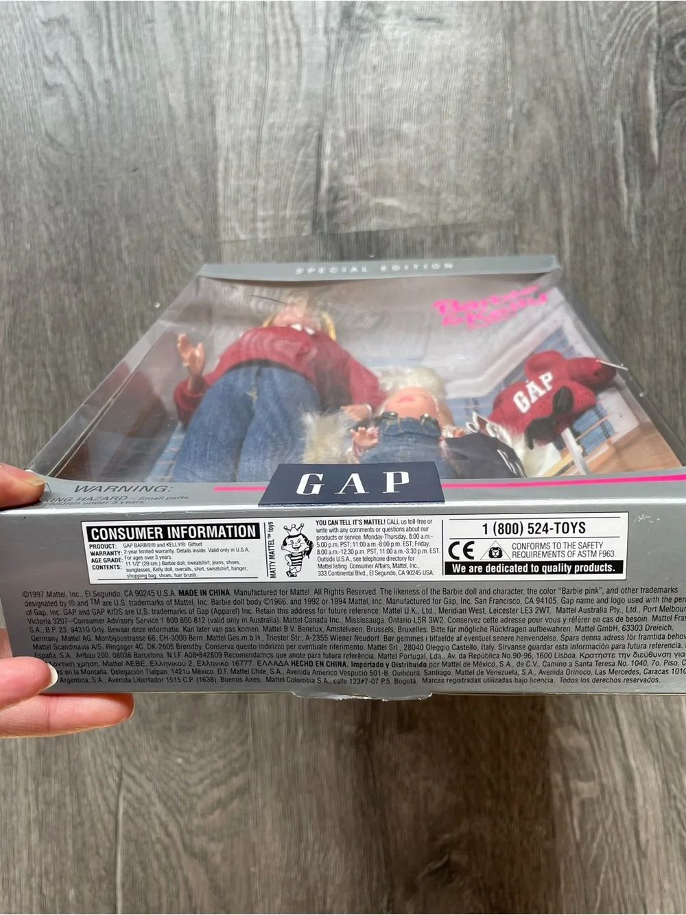 GAP Special Edition Barbie & Kelly Giftset New In Box
